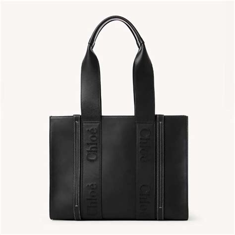 chloe tote bag black|chloe black bags for women.